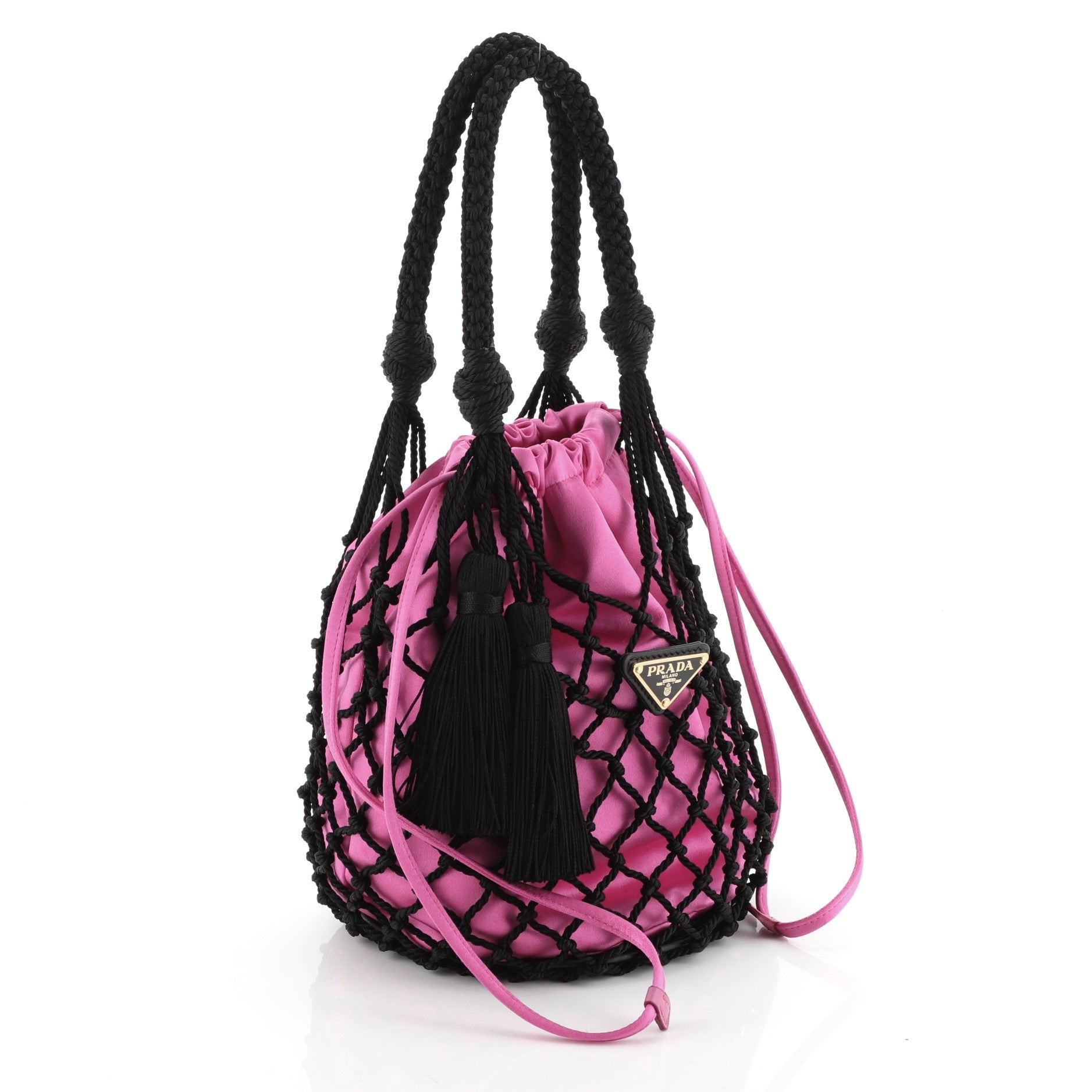 prada macrame bag