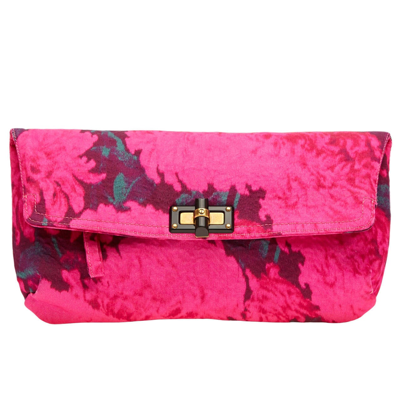 Lanvin Happy Clutch Fabric at 1stDibs