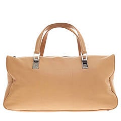 Chanel Square Stitch Boston Leather