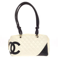 Chanel Cambon Bowler Quilted Calfskin Medium