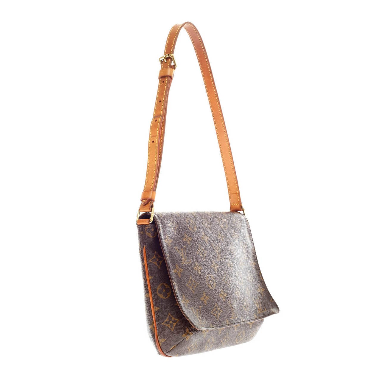 Louis Vuitton Musette Tango Monogram Canvas Shoulder Bag In Good Condition In NY, NY