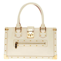 Louis Vuitton White Suhali Leather Le Fabuleux at Jill's Consignment