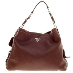 Prada Vitello Daino Hobo Small