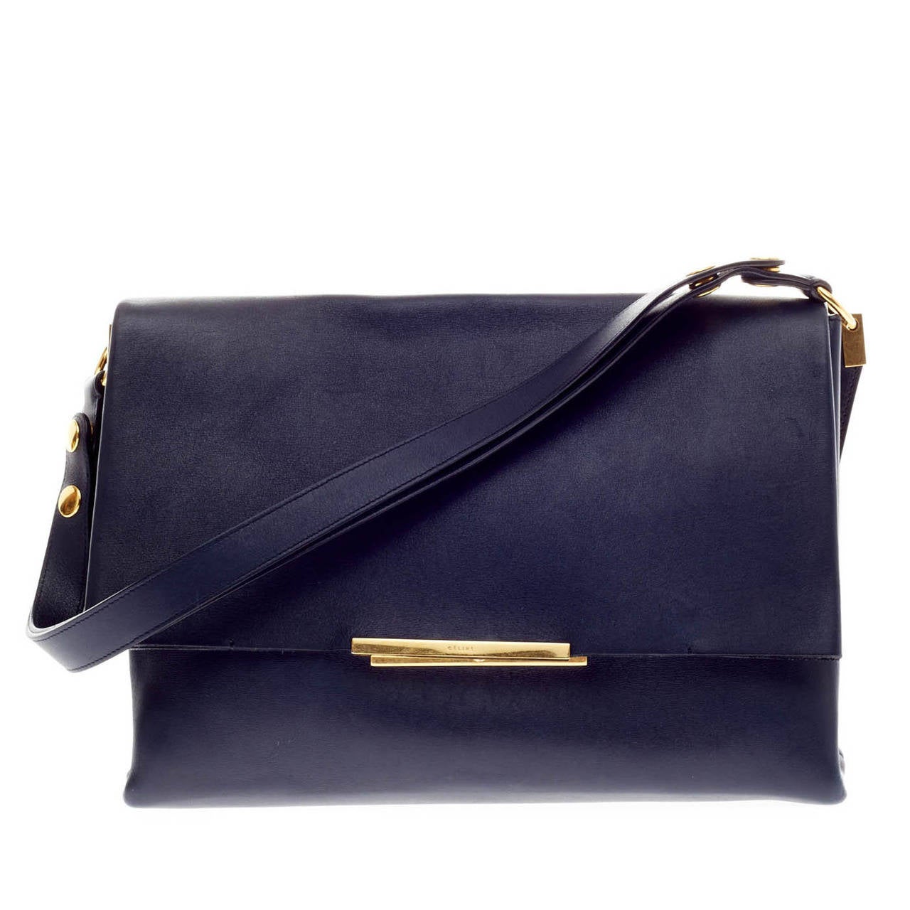 celine leather handbag blade  