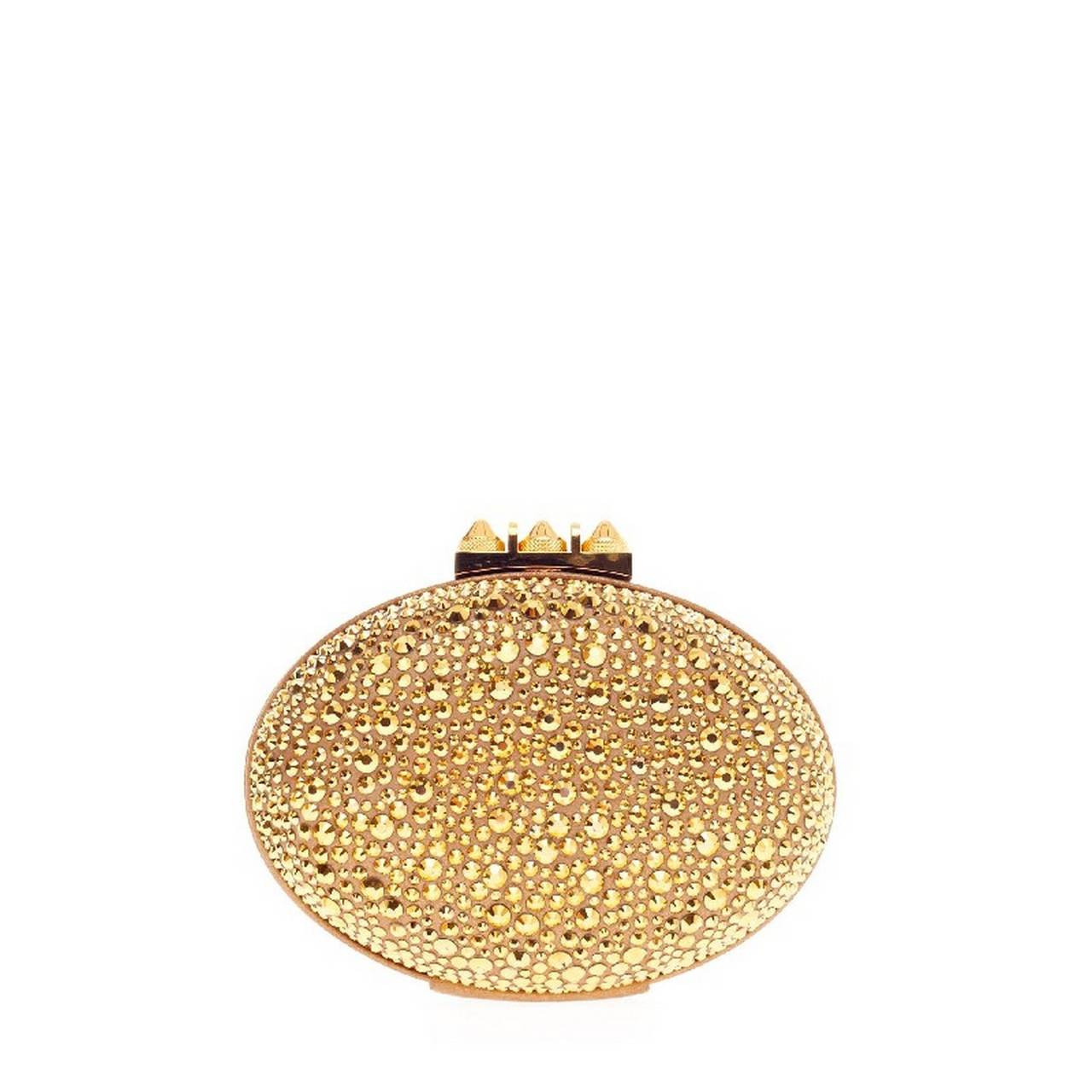 Christian Louboutin Mina Clutch Strass In Good Condition In NY, NY
