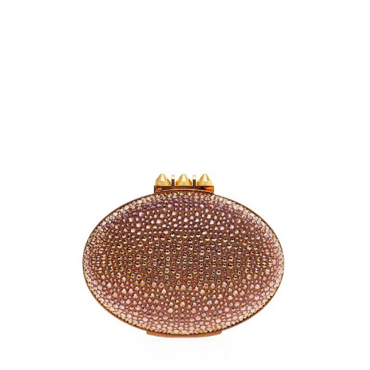 Christian Louboutin Mina Clutch Strass In Good Condition In NY, NY