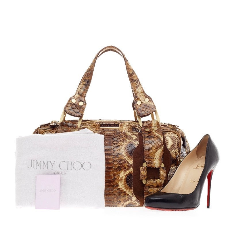 Jimmy Choo Mahdi Snakeskin at 1stDibs jimmy choo snakeskin bag