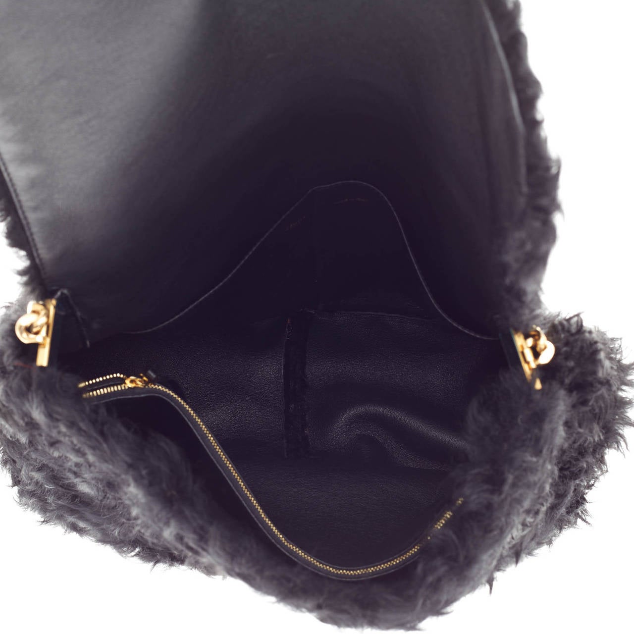 Celine Gourmette Shoulder Bag Fur at 1stdibs  