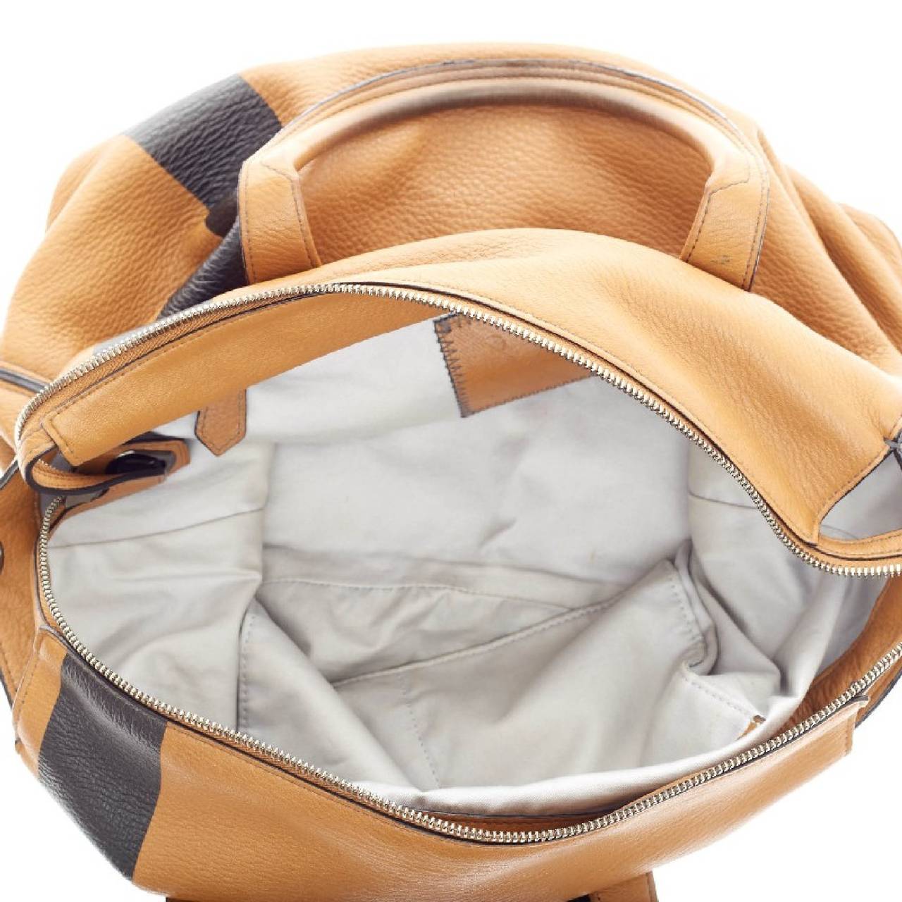 Reed Krakoff Striped Gym Bag Leather 4