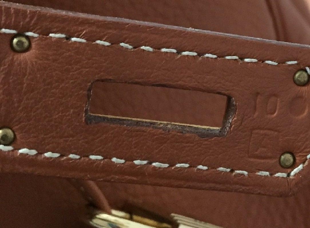 Hermes Kelly Etrusque Clemence with Gold Hardware 40 1