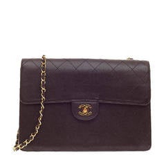 Chanel Vintage Classic Flap Caviar Jumbo