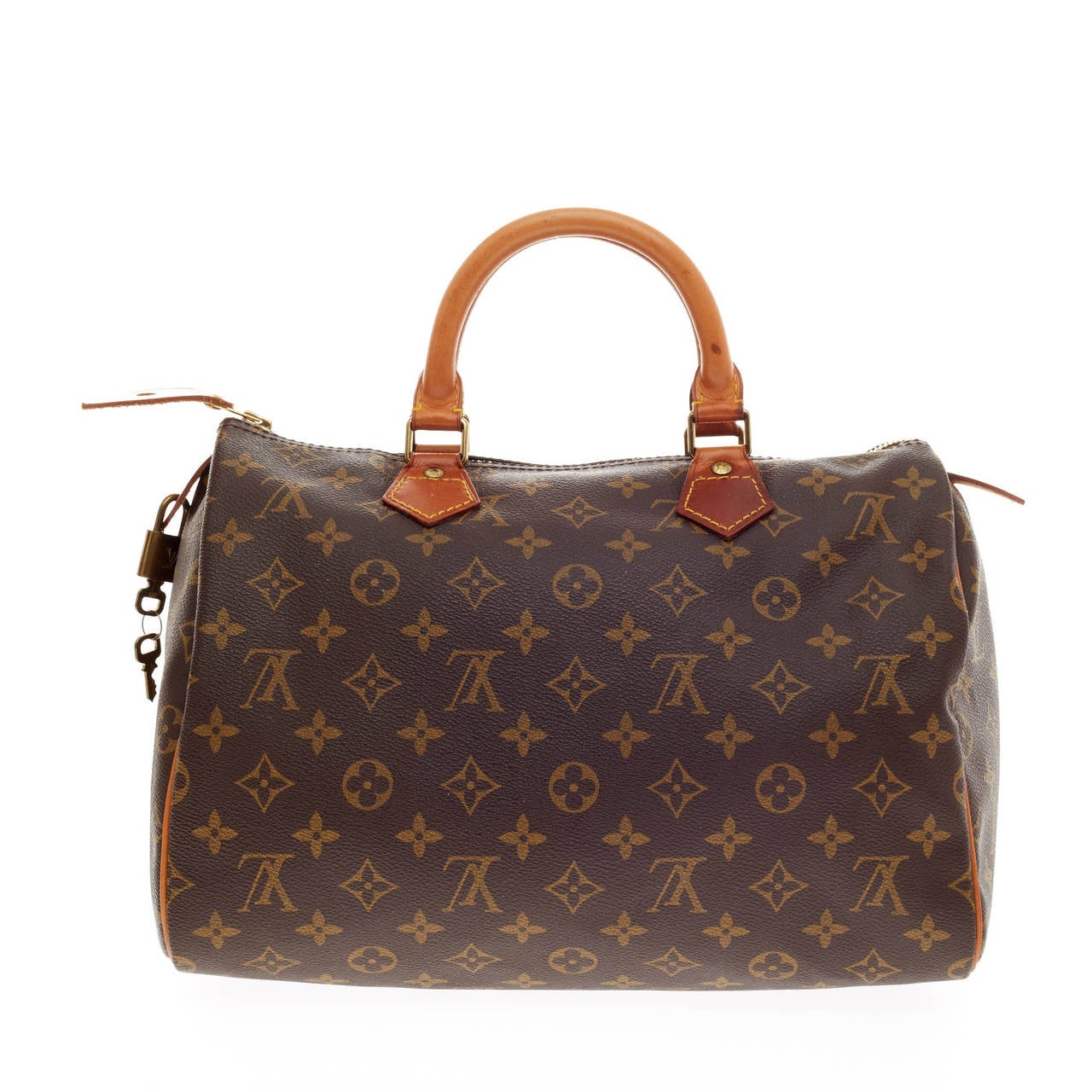 Louis Vuitton Speedy Bandouliere Monogram Canvas 30 In Good Condition In NY, NY