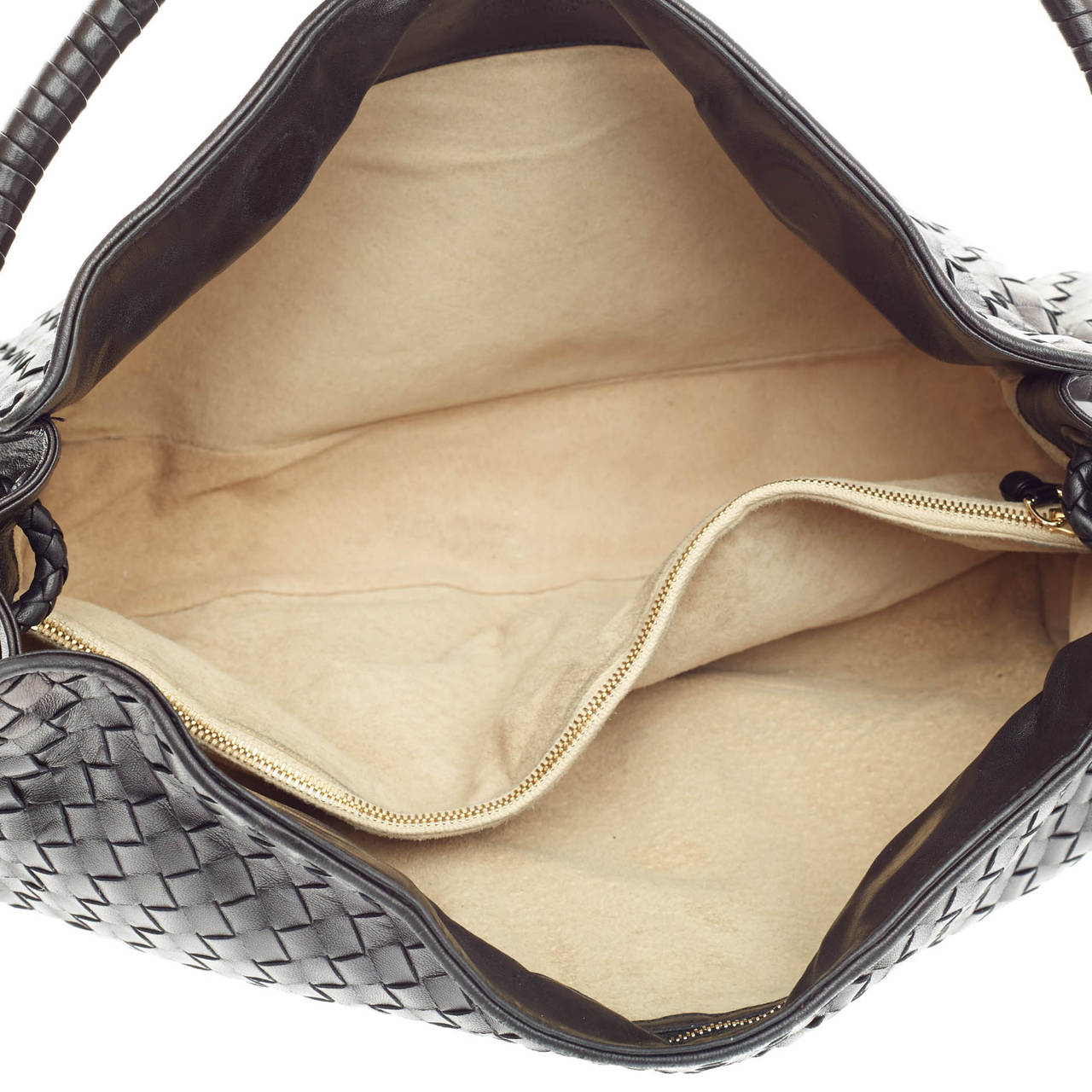 Bottega Veneta Zip Shoulder Bag Intrecciato Nappa 2