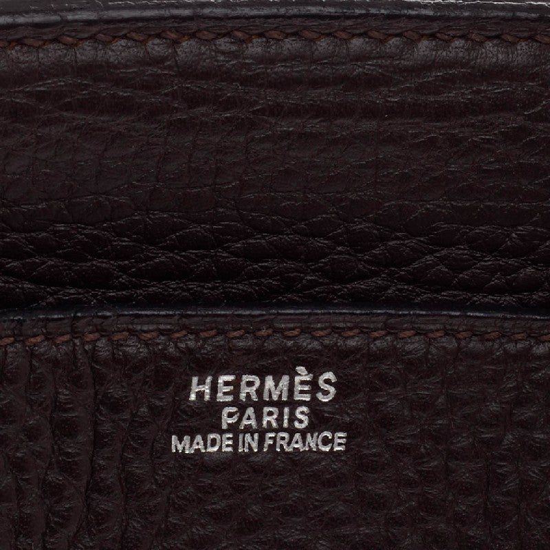 Hermes Birkin Ebene Clemence with Palladium Hardware 30 4