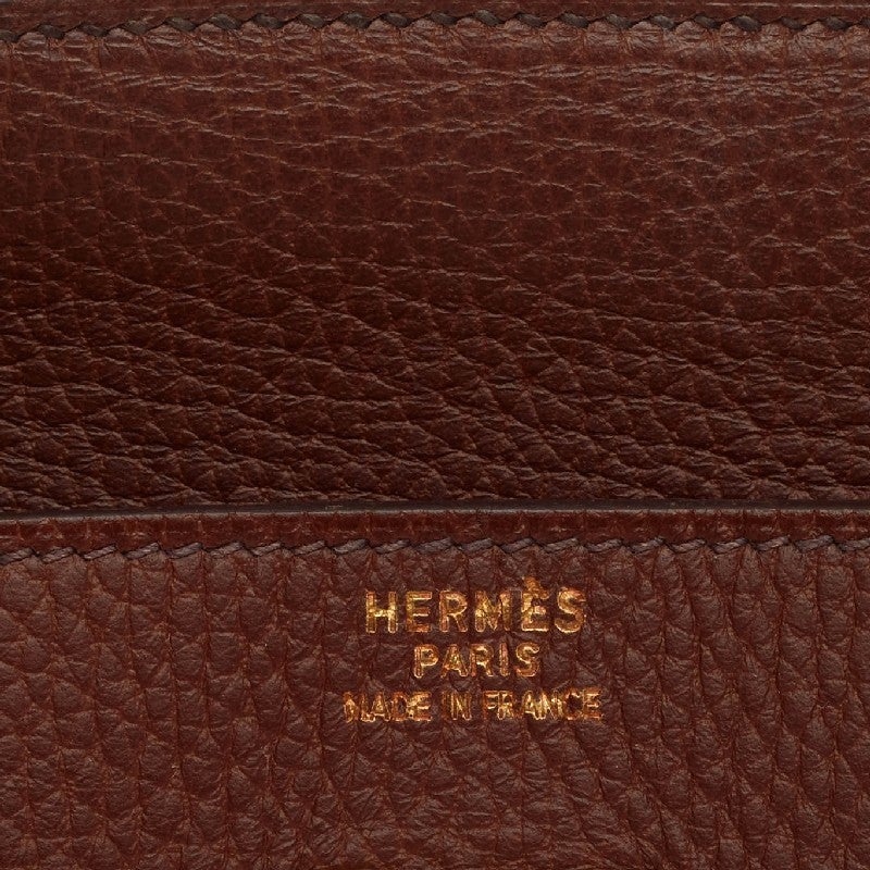 Hermes Birkin Chocolate Ardennes with Gold Hardware 40 For Sale 5