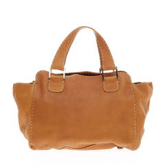 Fendi Belted Handle Bag Selleria Leather