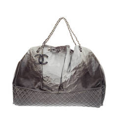 Chanel Melrose Degrade Cabas Tote Patent