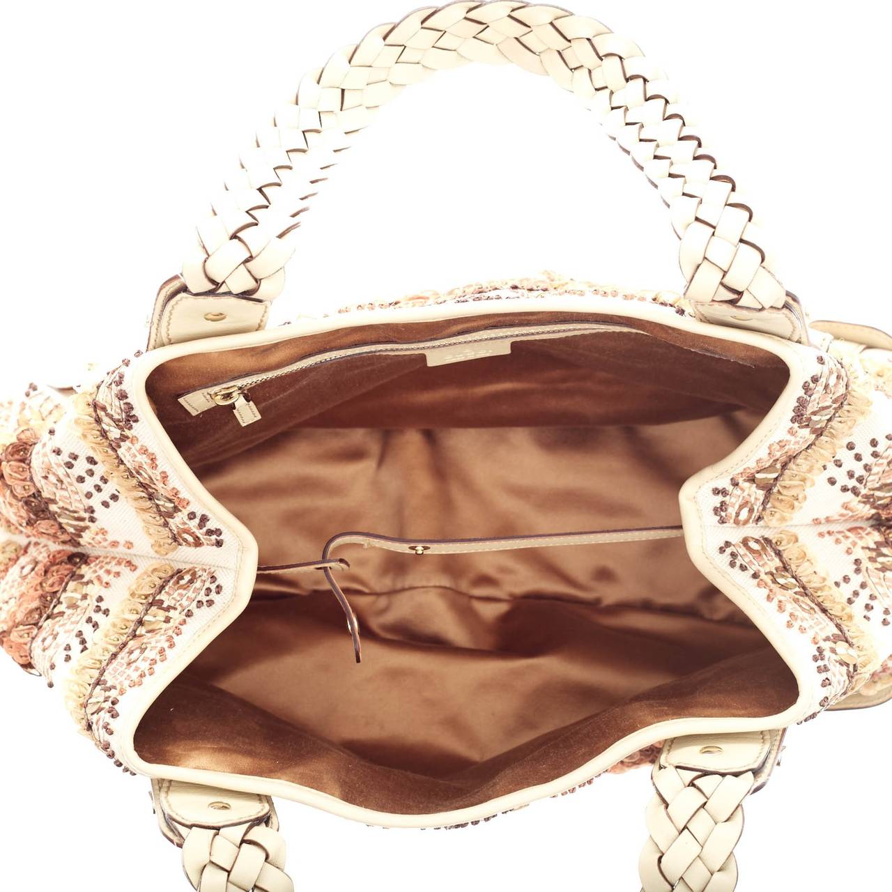 Gucci Pelham Shoulder Bag Embroidered Canvas Medium 2