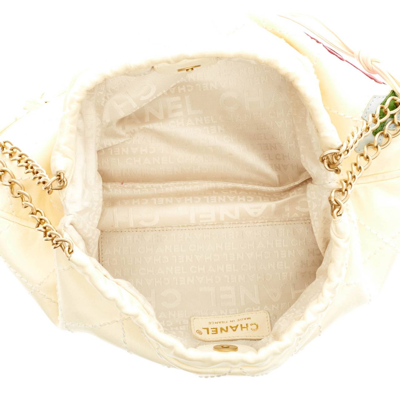 Chanel Camellia Shoulder Bag Patchwork 2