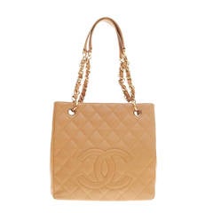 Chanel Petite Shopping Tote Caviar