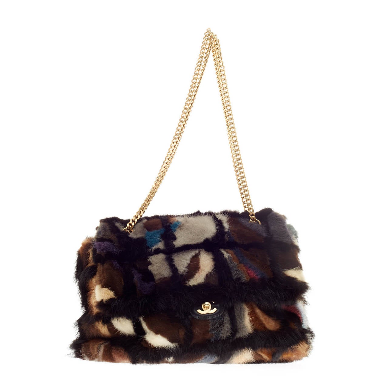 Chanel Arm Candy Multicolor Flap Mink at 1stDibs