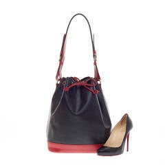 Louis Vuitton Noe Two Tone Epi Leather Large