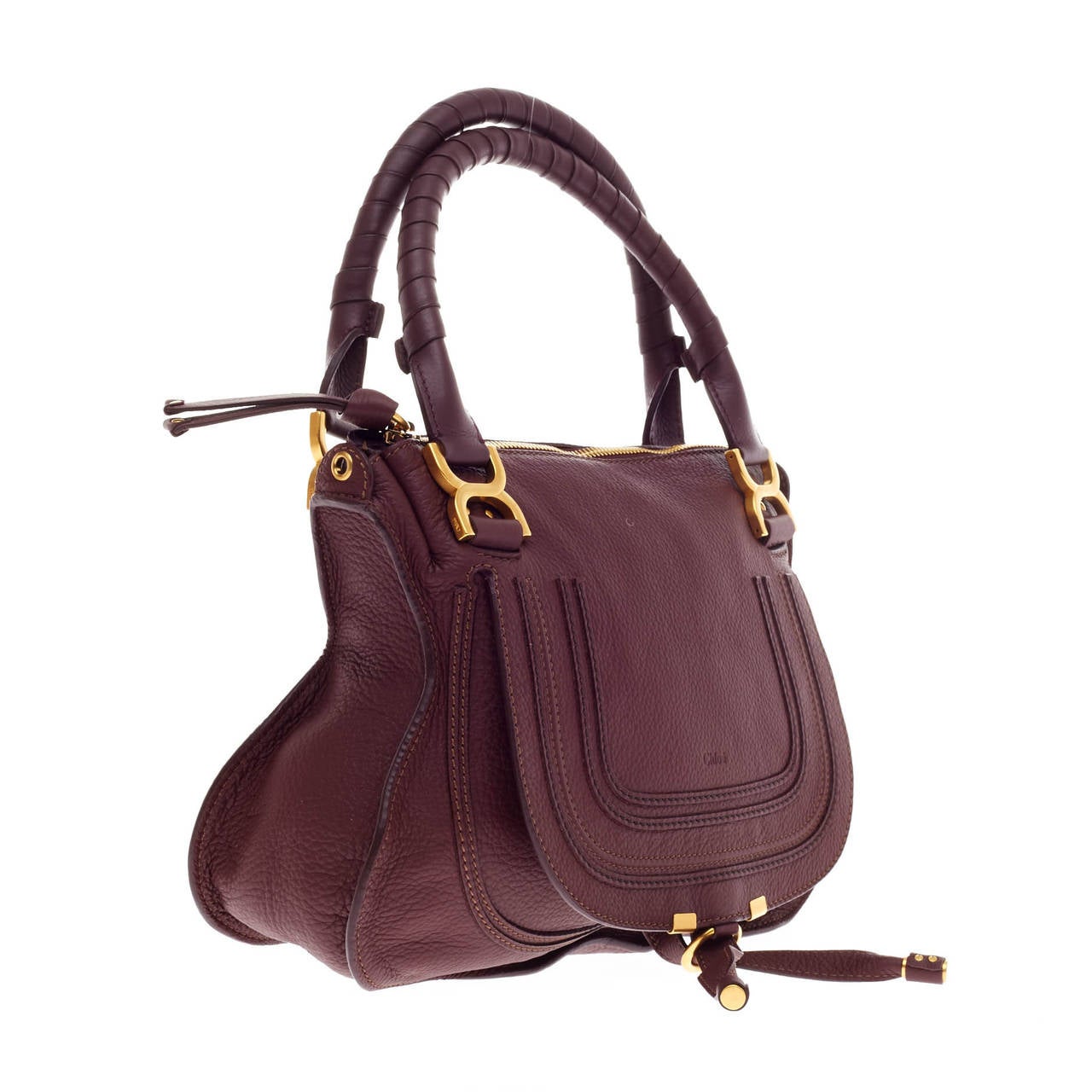 Chloe Marcie Top Handle Bag with Strap Leather Medium at 1stdibs  