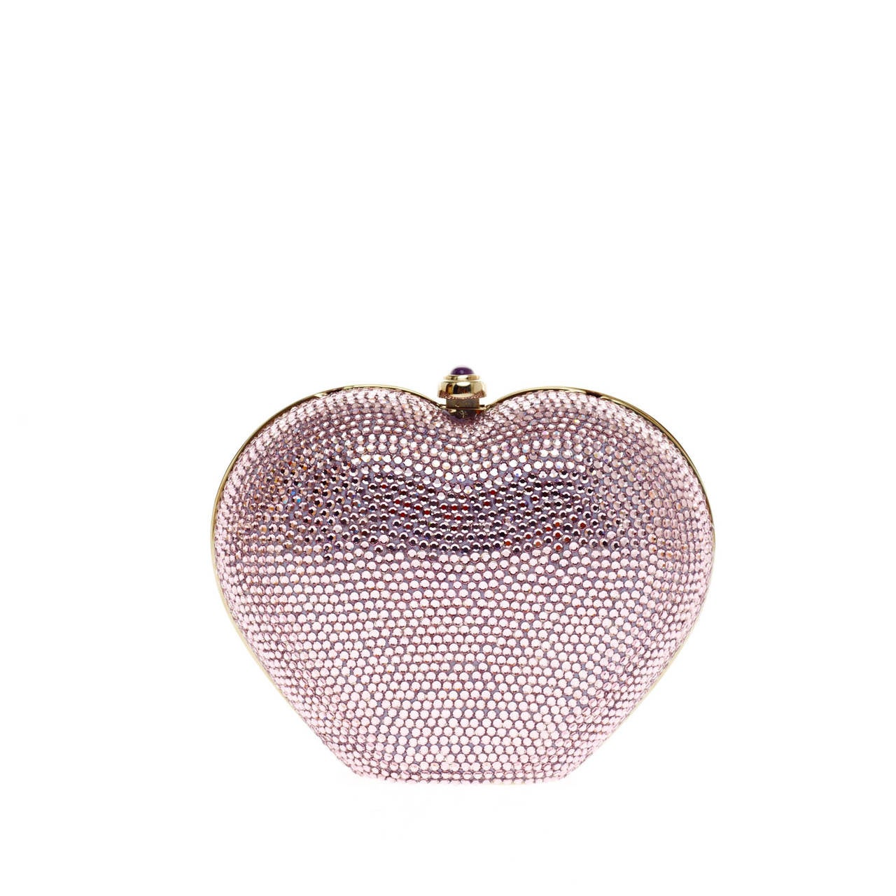 Women's Judith Leiber Heart Minaudiere Crystal