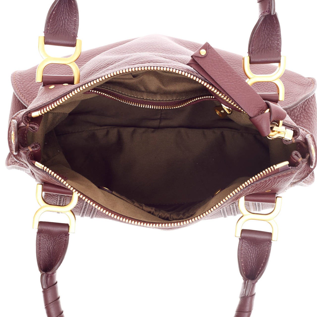 Chloe Marcie Top Handle Bag with Strap Leather Medium at 1stdibs