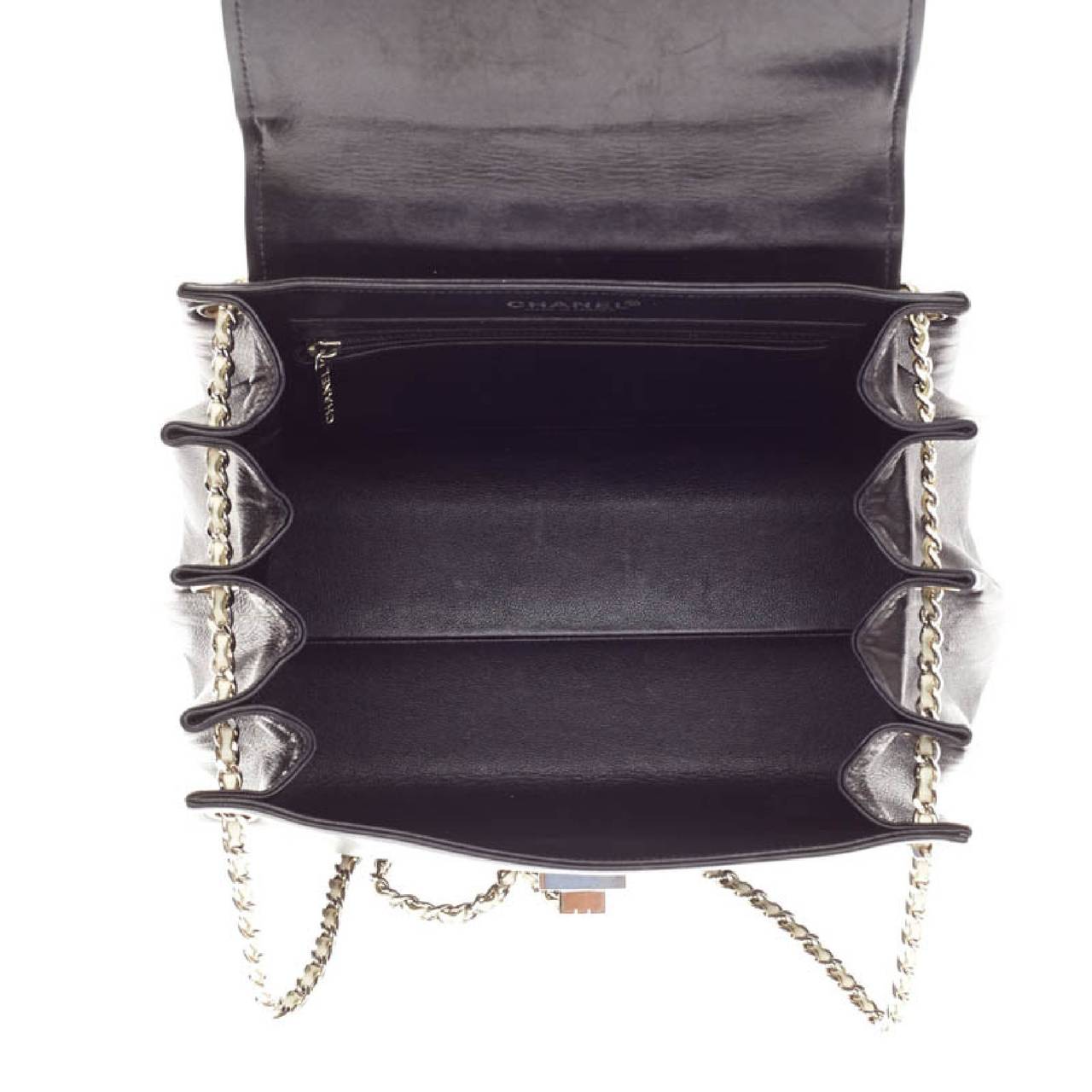 Women's Chanel Chocolate Bar Accordion Flap Bag Reissue Leather Medium