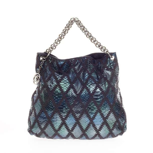 Chanel Bijoux Chain Hobo Quilted Python at 1stDibs
