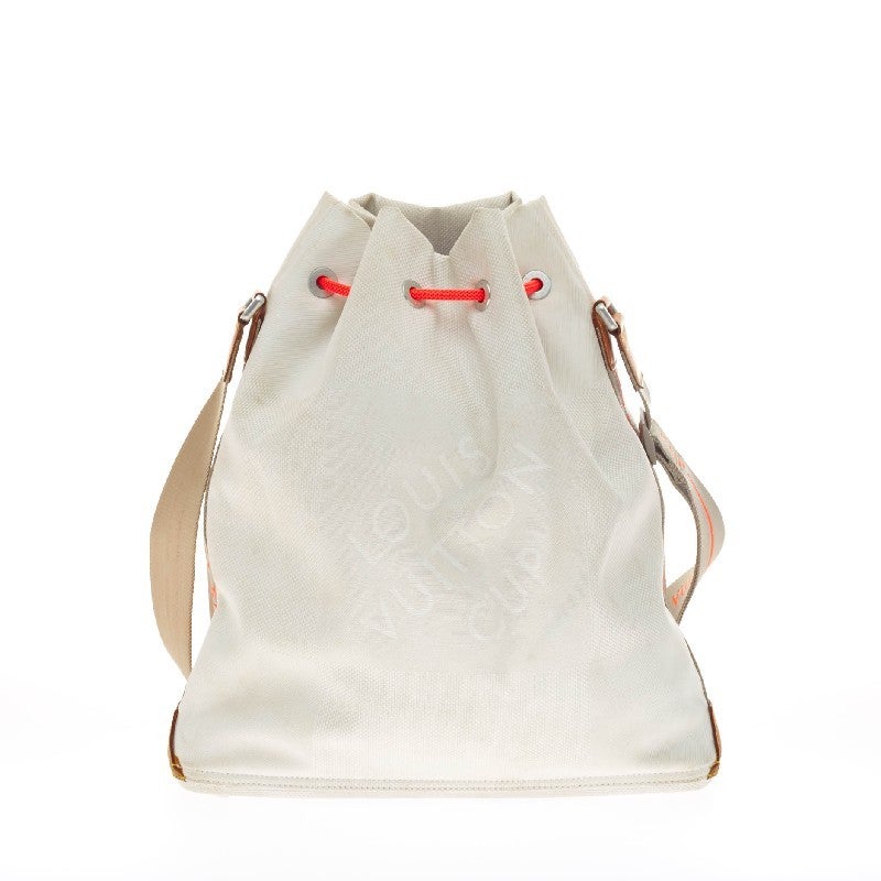 Women's Louis Vuitton Geant Drawstring Shoulder Bag Canvas