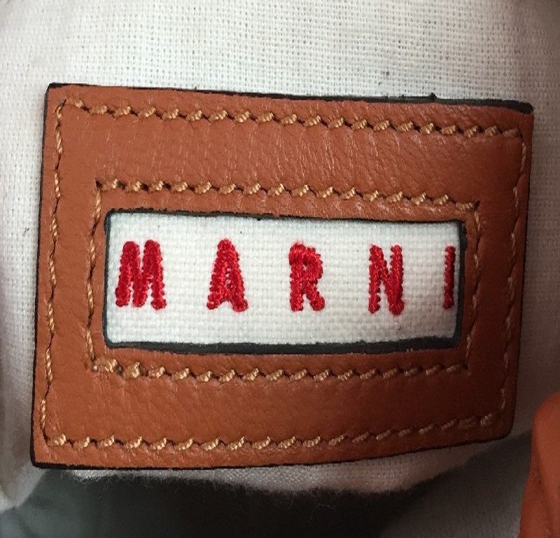 Marni Fold Handle Bag Color Block Leather 6