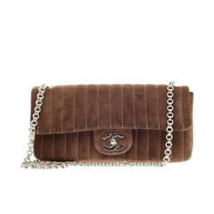 Chanel Mademoiselle Vertical Suede Small