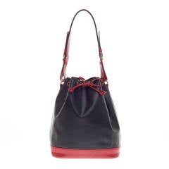 Louis Vuitton Noe Two Tone Epi Leather Large