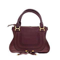 Chloe Marcie Top Handle Bag with Strap Leather Medium