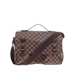 Louis Vuitton Broadway Damier Ebene Messenger Bag on SALE