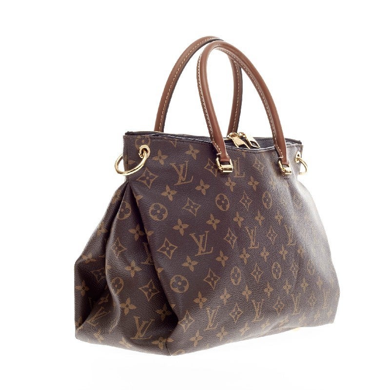 Louis Vuitton Pallas Tote Monogram Canvas In Good Condition In NY, NY