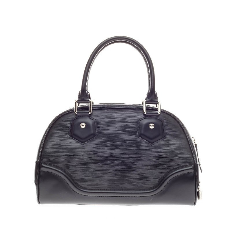Women's Louis Vuitton Montaigne Bowling Bag Epi Leather PM