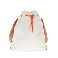 Louis Vuitton Geant Drawstring Shoulder Bag Canvas