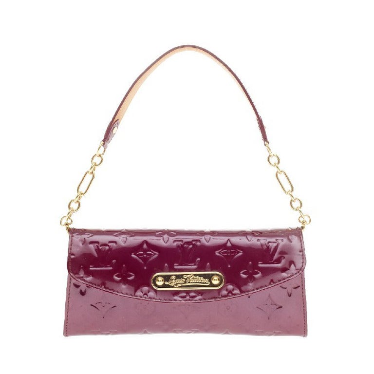Louis Vuitton Sunset Boulevard Vernis Leather Clutch