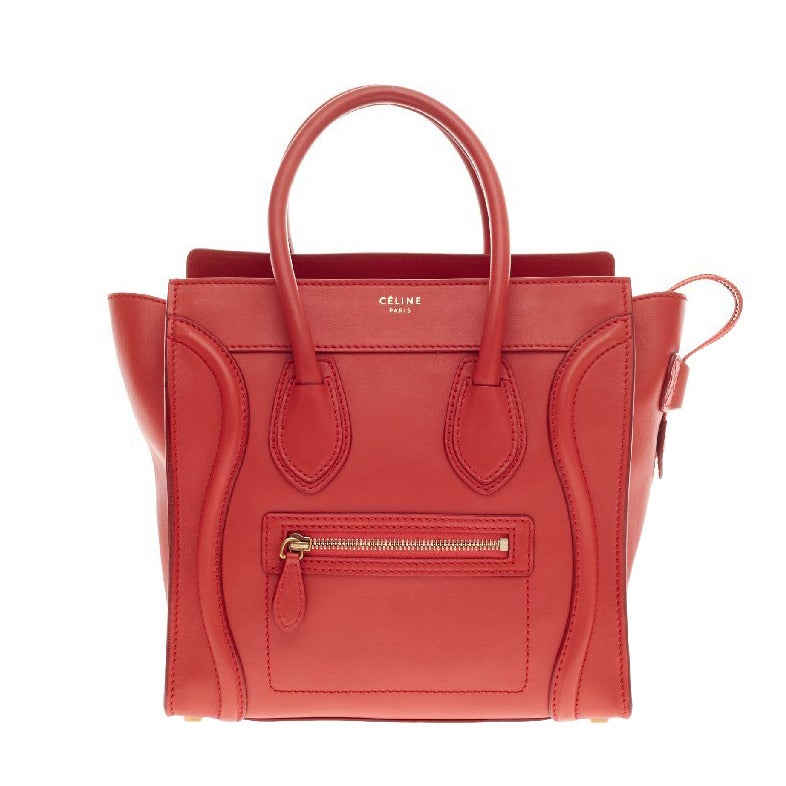 Celine Luggage Smooth Leather Micro
