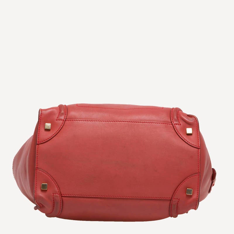 Women's Celine Luggage Smooth Leather Mini