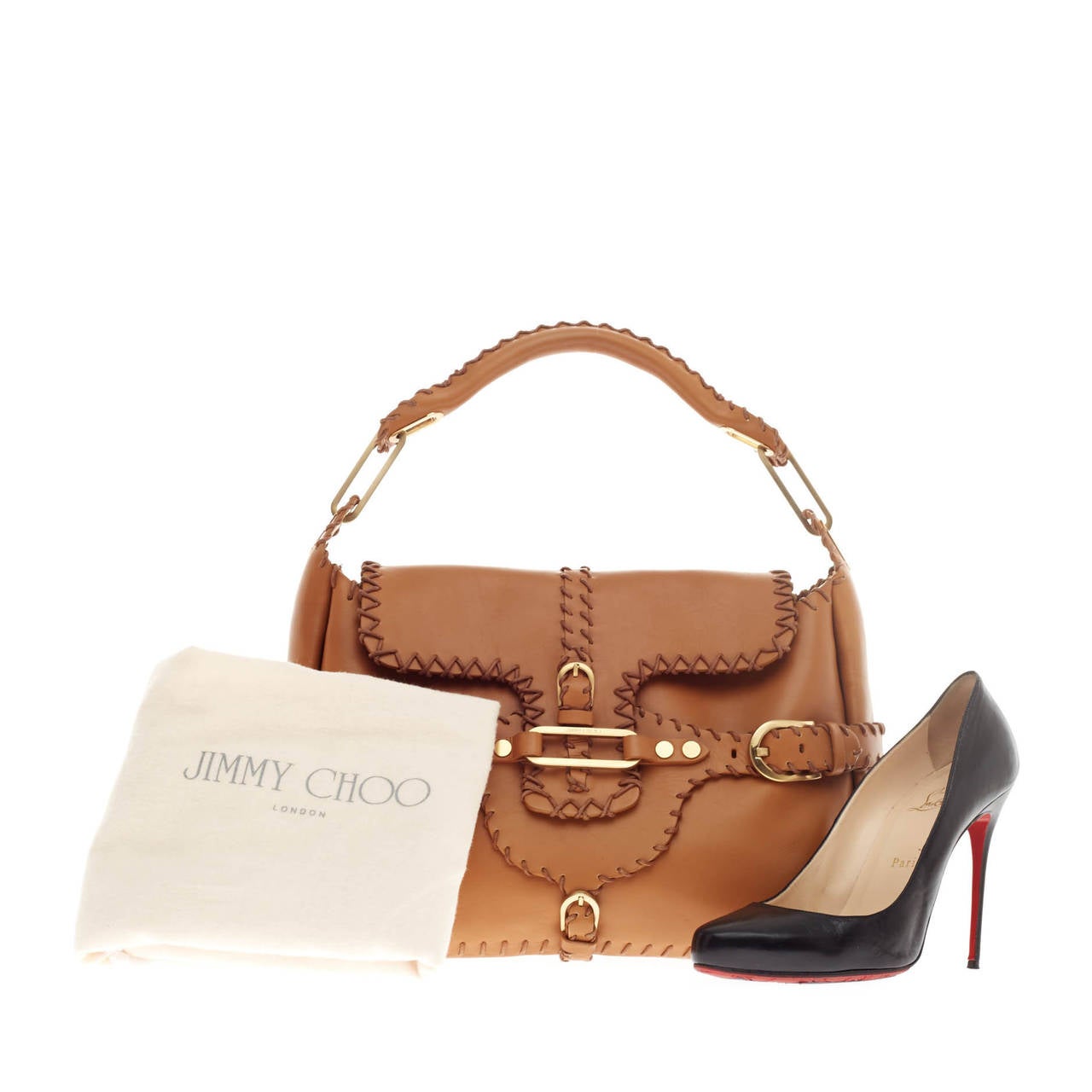 Jimmy Choo Tulita Shoulder Bag Leather at 1stDibs