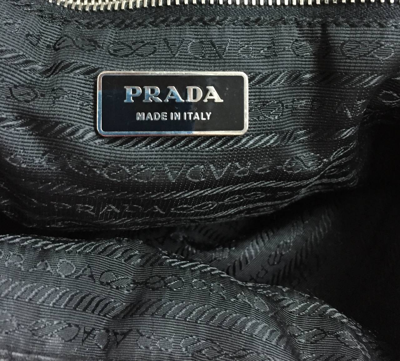 Prada Tie Side Top Tote Leather 3