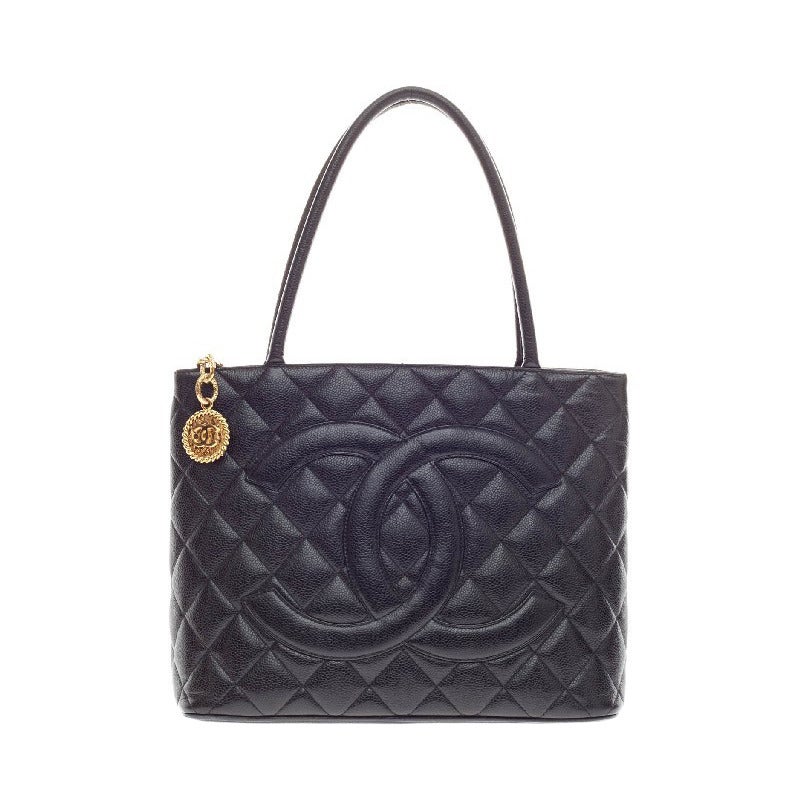 Chanel Medallion Tote Caviar