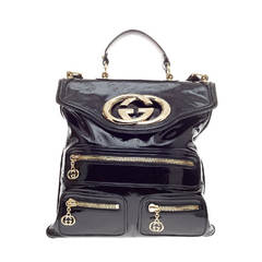 Gucci Britt Messenger Bag Patent