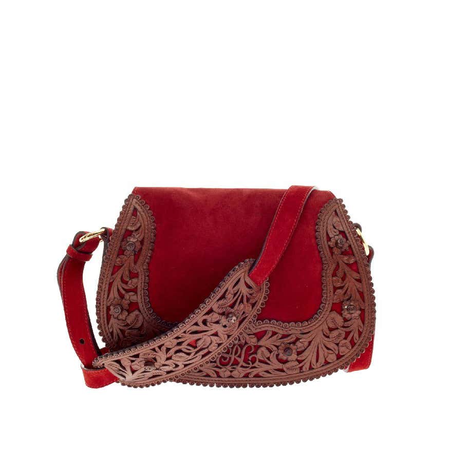 Ralph Lauren Tooled Saddle Suede at 1stDibs