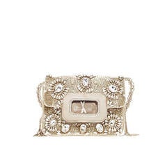 Used Marchesa Phoebe Clutch Crystal and Beaded Embellished Small