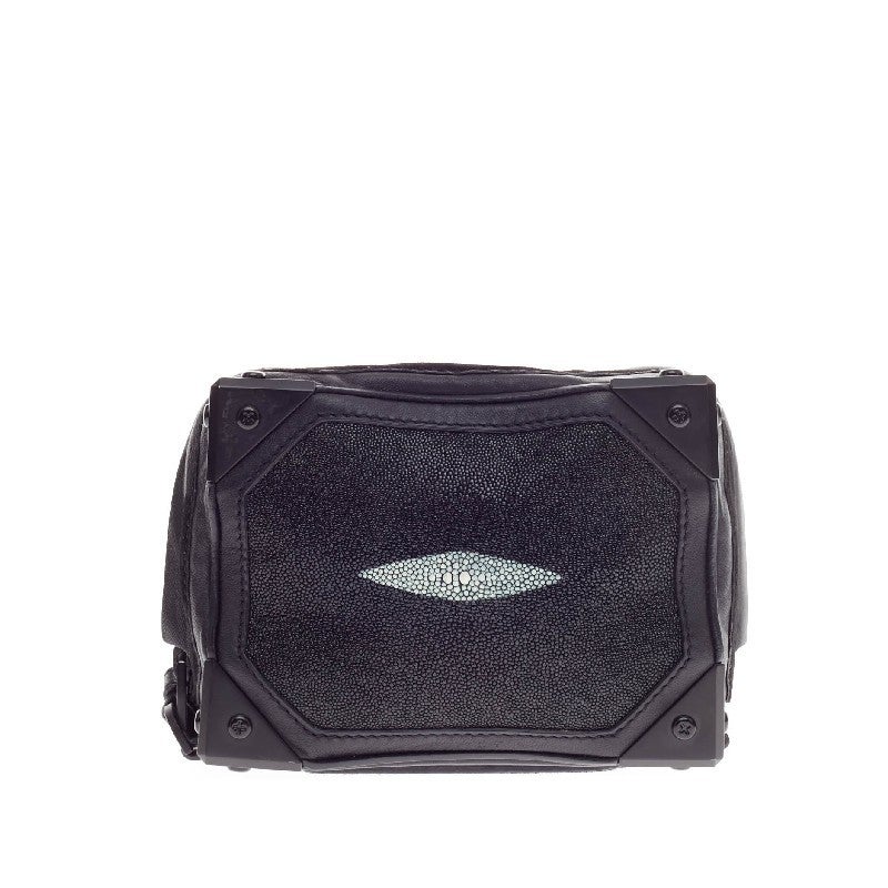 Alexander Wang Jade Clutch Stingray Leather